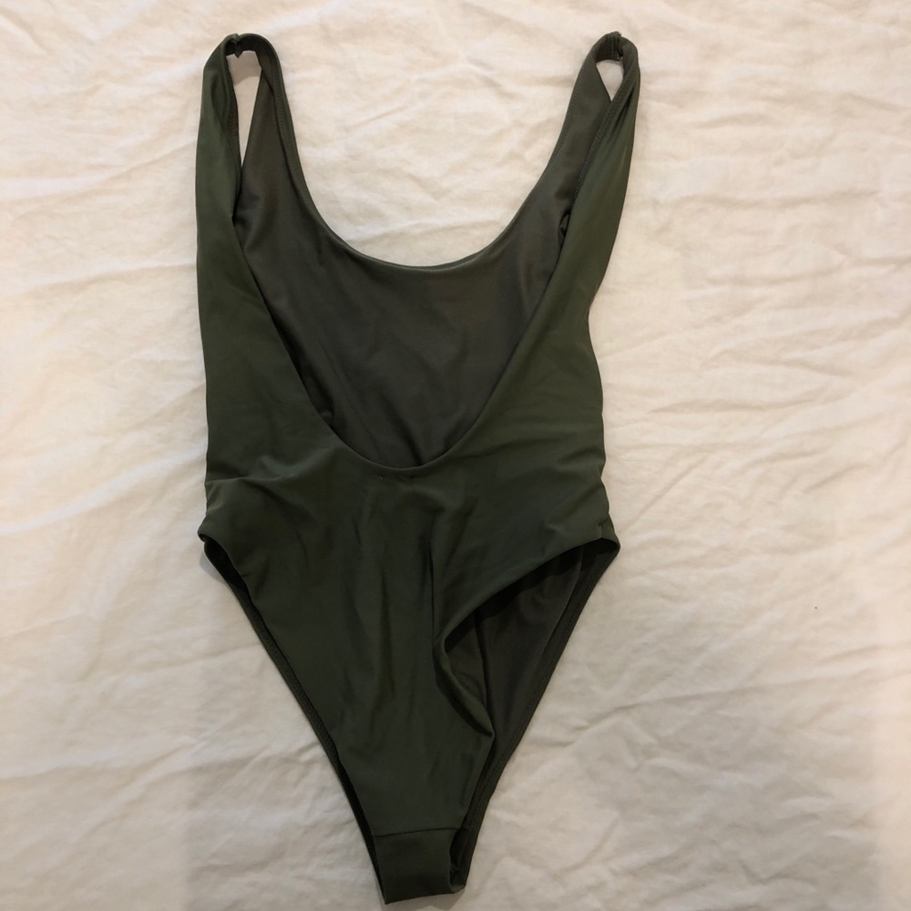 Green American eagle one piece